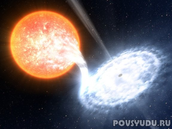 Астрономы обнаружили ультрабыструю звезду, находящуюся в опасной связи с чёрной дырой
